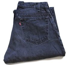 画像1: 90s USA製 Levi'sリーバイス 560 ブラック デニムパンツ w32 L30★03 (1)