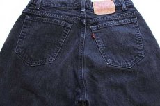 画像5: 90s USA製 Levi'sリーバイス 560 ブラック デニムパンツ w33 L36★13 (5)