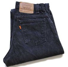 画像1: 90s USA製 Levi'sリーバイス 560 ブラック デニムパンツ w28★01 (1)