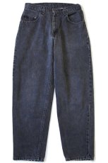 画像2: 90s USA製 Levi'sリーバイス 560 ブラック デニムパンツ w32 L30★03 (2)