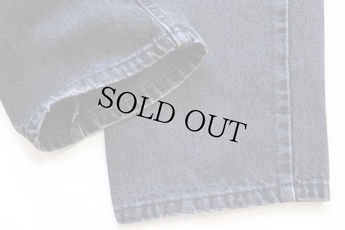 画像8: 90s USA製 Levi'sリーバイス 560 ブラック デニムパンツ w32 L30★02 (8)