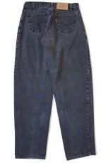 画像3: 90s USA製 Levi'sリーバイス 560 ブラック デニムパンツ w32 L30★02 (3)