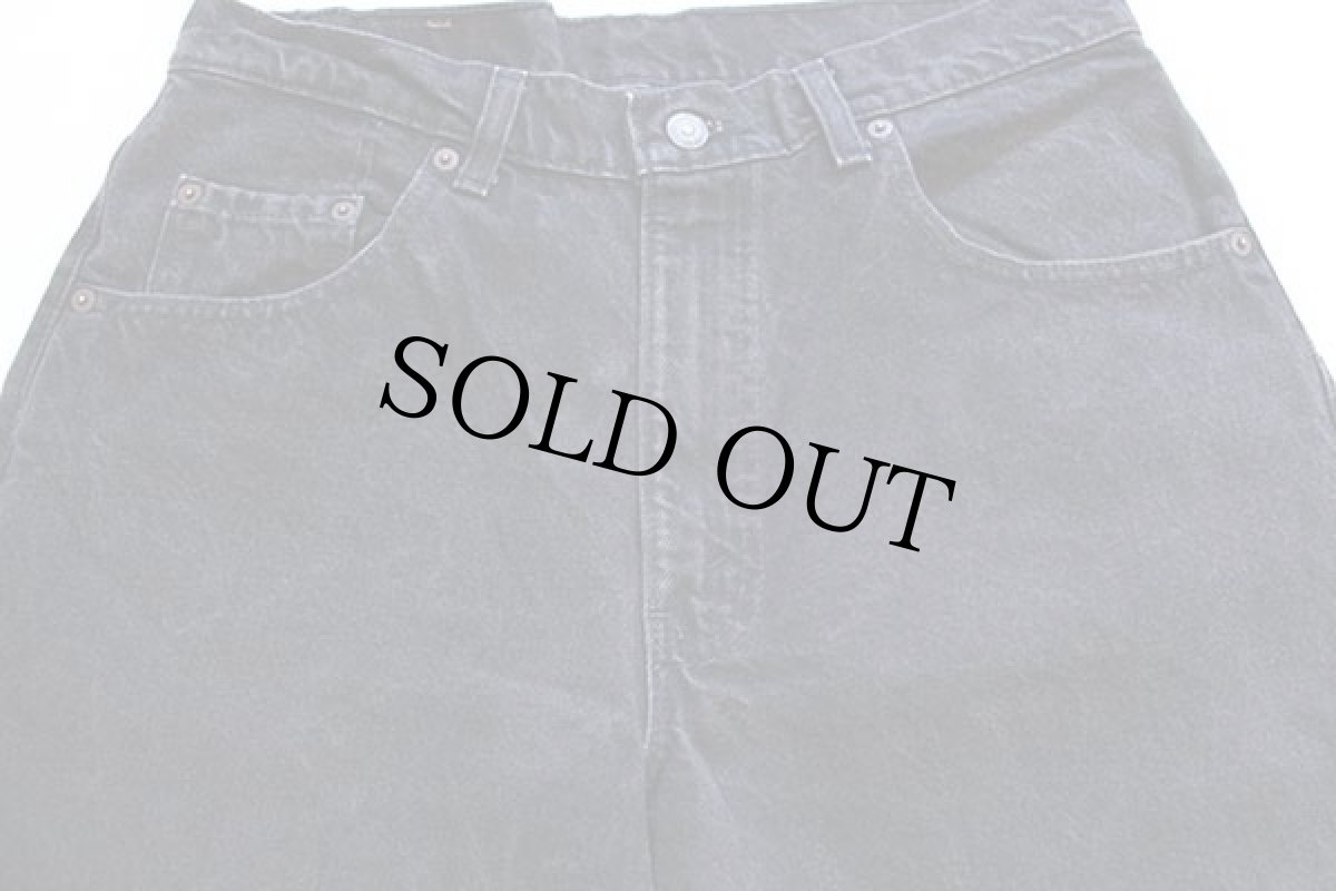 画像4: 90s USA製 Levi'sリーバイス 560 ブラック デニムパンツ w33 L36★13 (4)