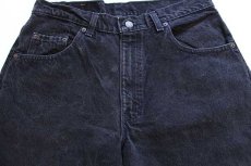 画像4: 90s USA製 Levi'sリーバイス 560 ブラック デニムパンツ w33 L36★13 (4)