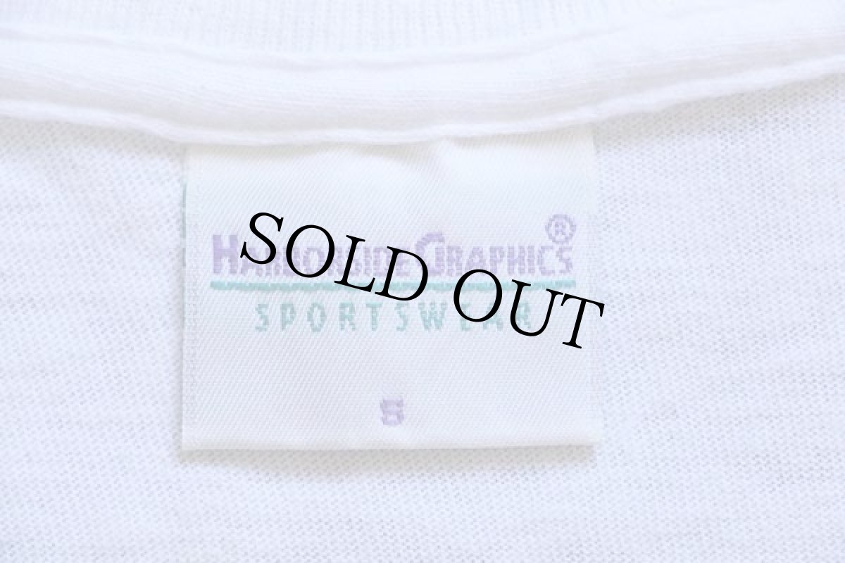 画像3: 90s USA製 L.L.Bean ロゴ アート コットンTシャツ 白 S (3)