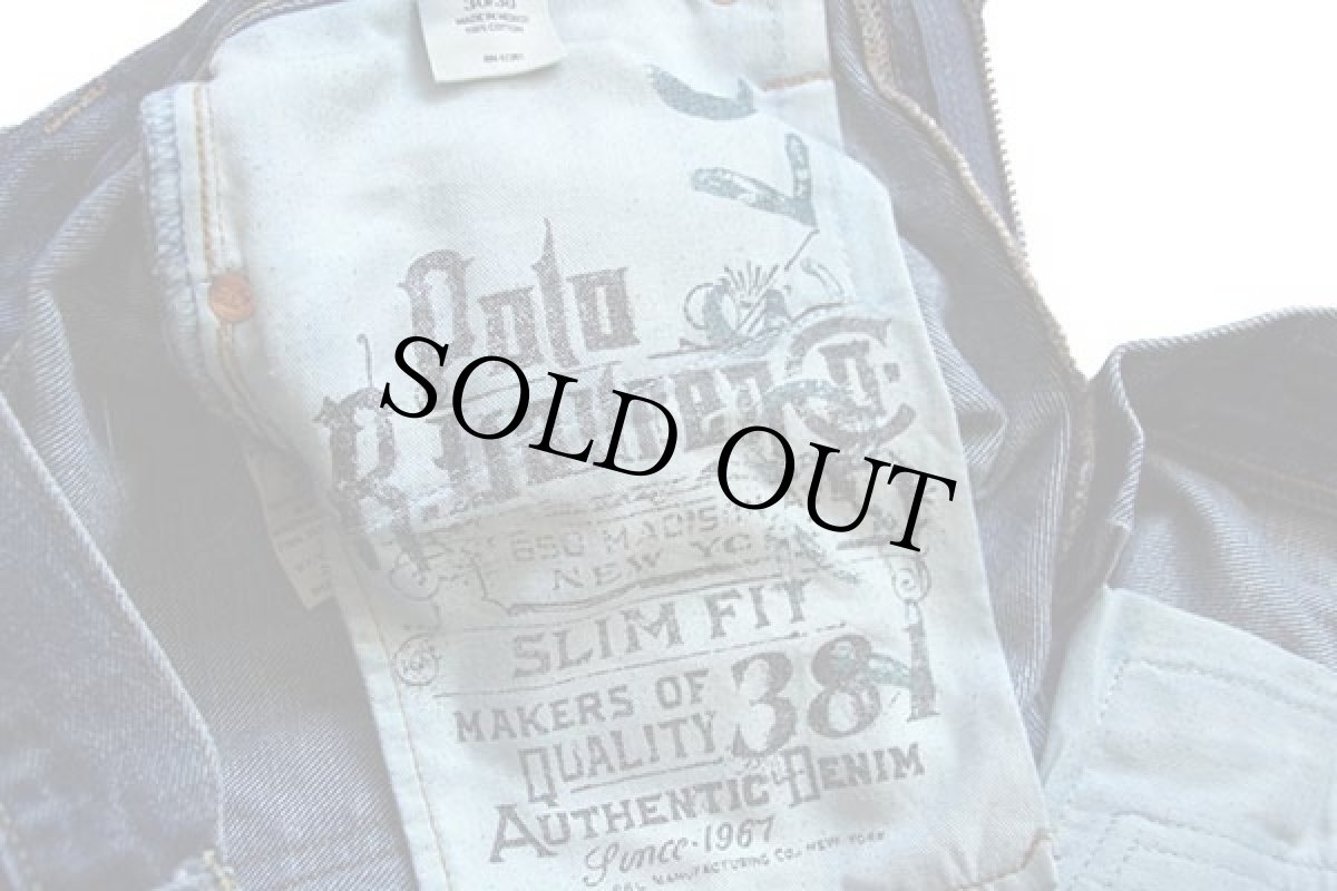 画像7: ポロ ラルフローレン ビンテージ加工 デニムパンツ w30 L30 (7)