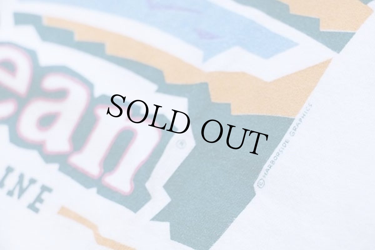 画像5: 90s USA製 L.L.Bean ロゴ アート コットンTシャツ 白 S (5)