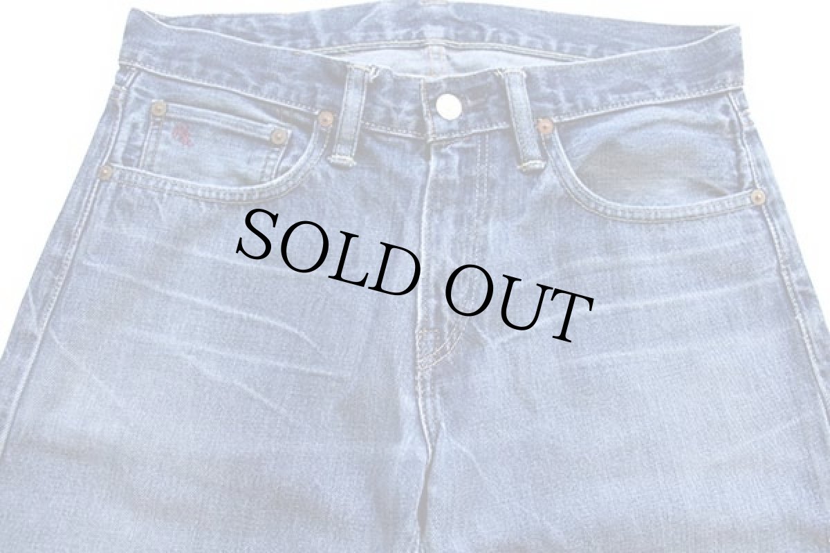 画像4: ポロ ラルフローレン ビンテージ加工 デニムパンツ w30 L30 (4)