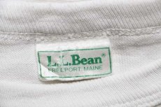 画像3: 80s USA製 L.L.Bean カタディン ロゴ コットンTシャツ 白 M (3)