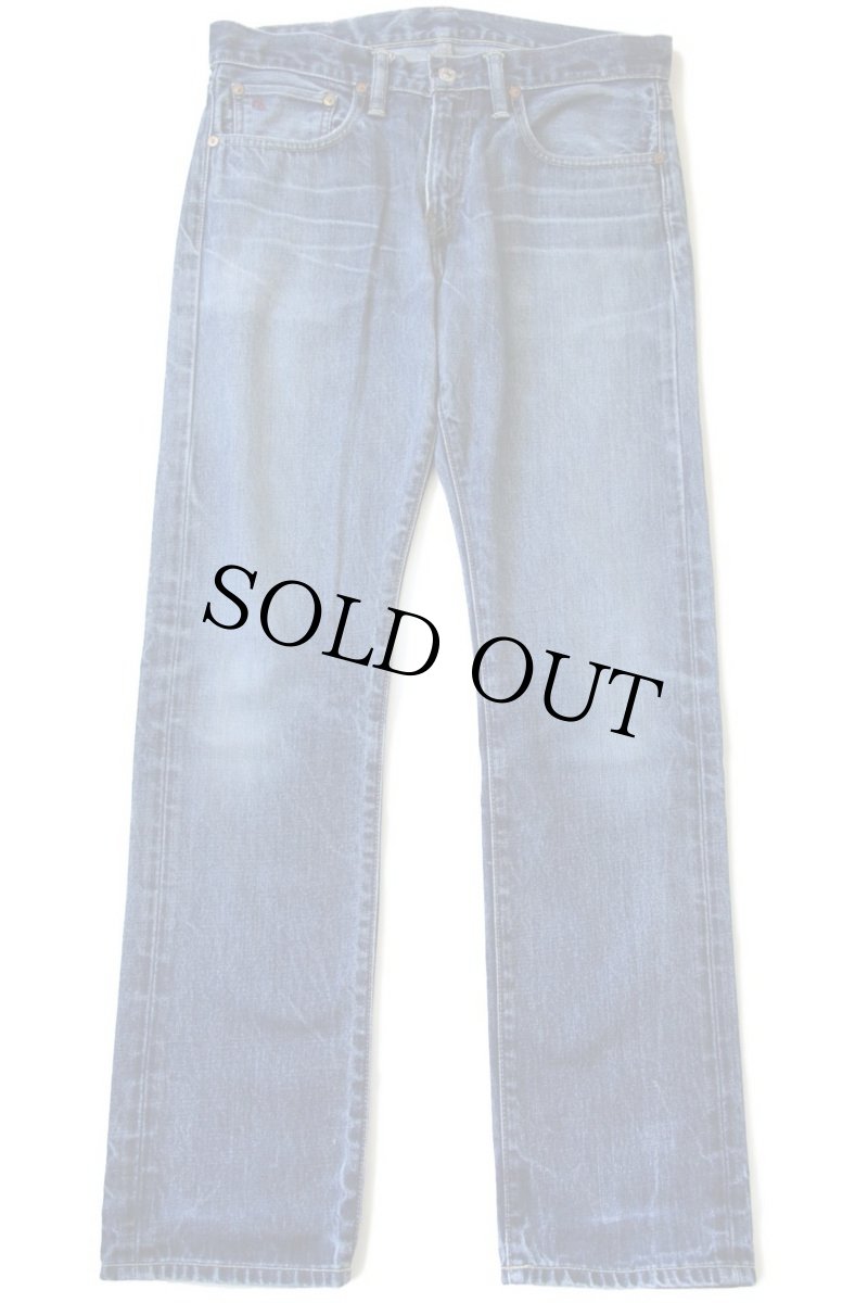 画像2: ポロ ラルフローレン ビンテージ加工 デニムパンツ w30 L30 (2)