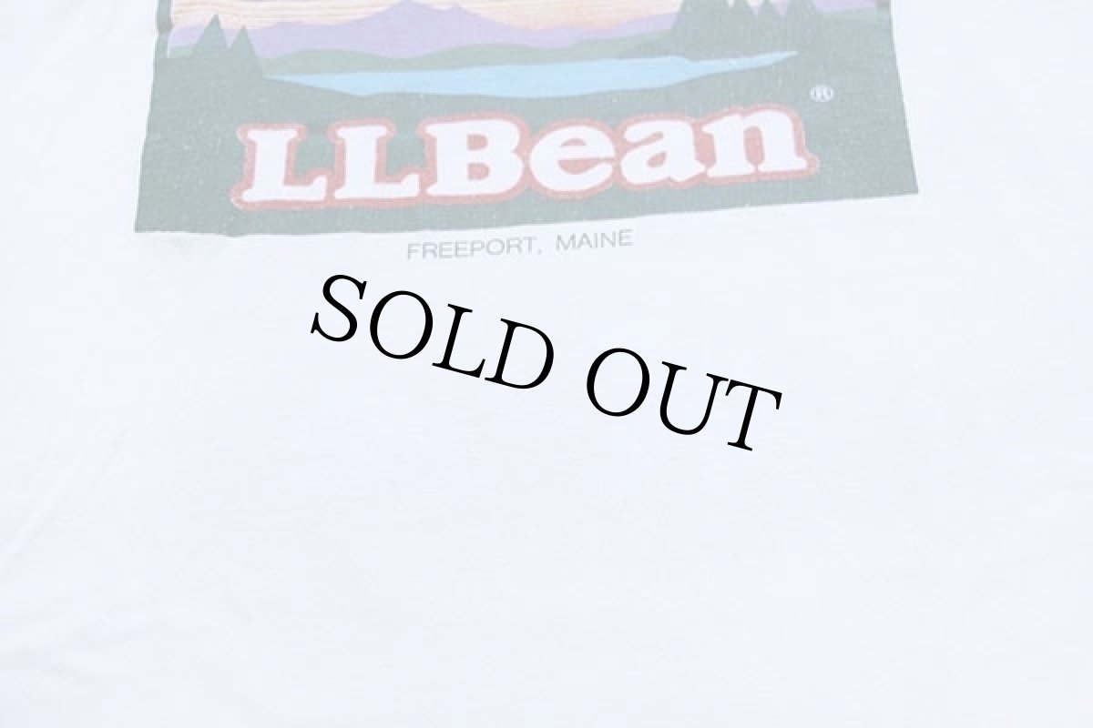 画像5: 80s USA製 L.L.Bean カタディン ロゴ コットンTシャツ 白 M★Championチャンピオン (5)