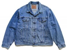 画像1: 90s Levi'sリーバイス 70503 デニムジャケット 4ポケット XXL★23 ユーロ (1)