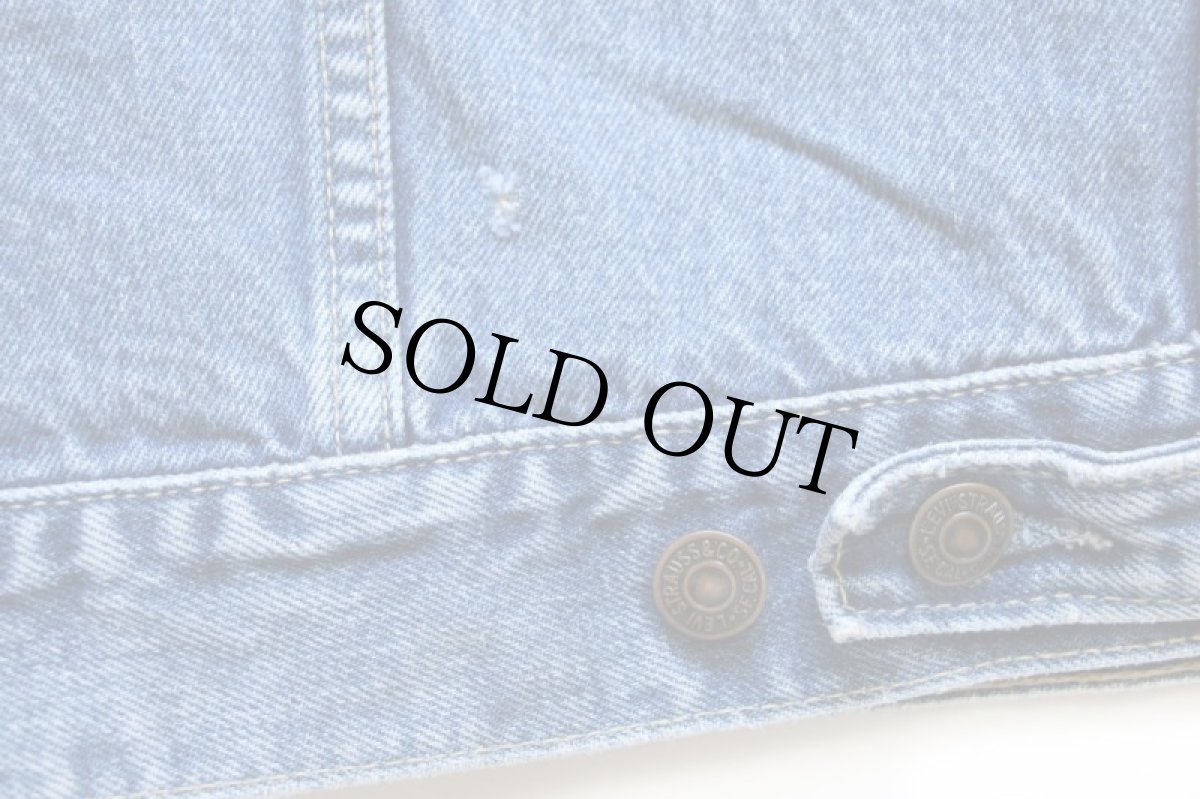 画像7: 90s Levi'sリーバイス 70503 デニムジャケット 4ポケット L★33 ユーロ (7)