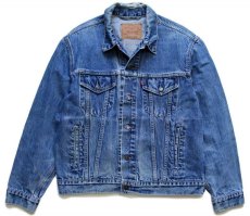 画像1: 90s Levi'sリーバイス 70503 デニムジャケット 4ポケット L★33 ユーロ (1)