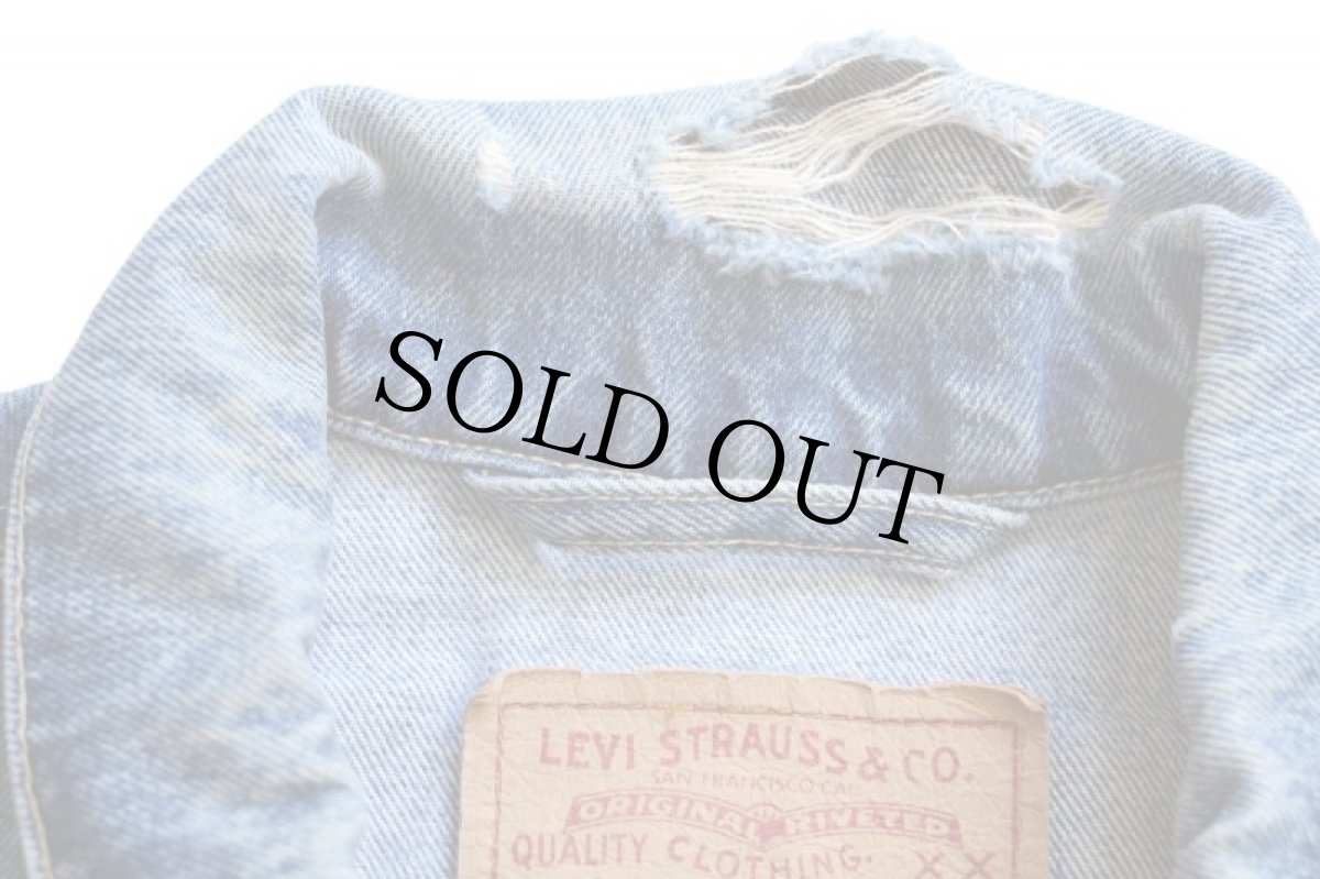 画像6: 90s Levi'sリーバイス 70503 デニムジャケット 4ポケット L★33 ユーロ (6)
