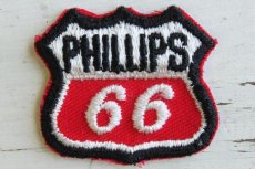 画像1: デッドストック★ビンテージ PHILLIPS 66 パッチ★ワッペン (1)