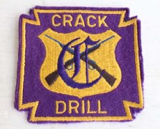 画像1: ビンテージ CRACK DRILL フェルト パッチ★ワッペン (1)