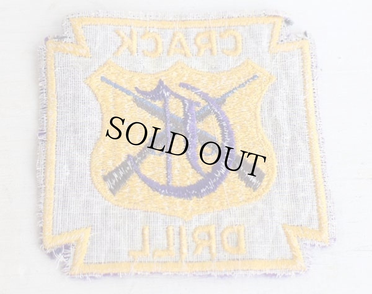 画像2: ビンテージ CRACK DRILL フェルト パッチ★ワッペン (2)