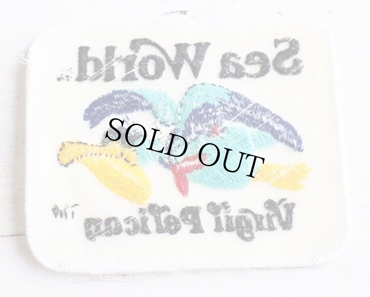 画像2: ビンテージ Sea World Virgil Pelican パッチ★ワッペン (2)