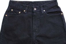 画像4: 90s メキシコ製 Levi'sリーバイス 512 ブラック デニムパンツ 10 REG. M★03 (4)