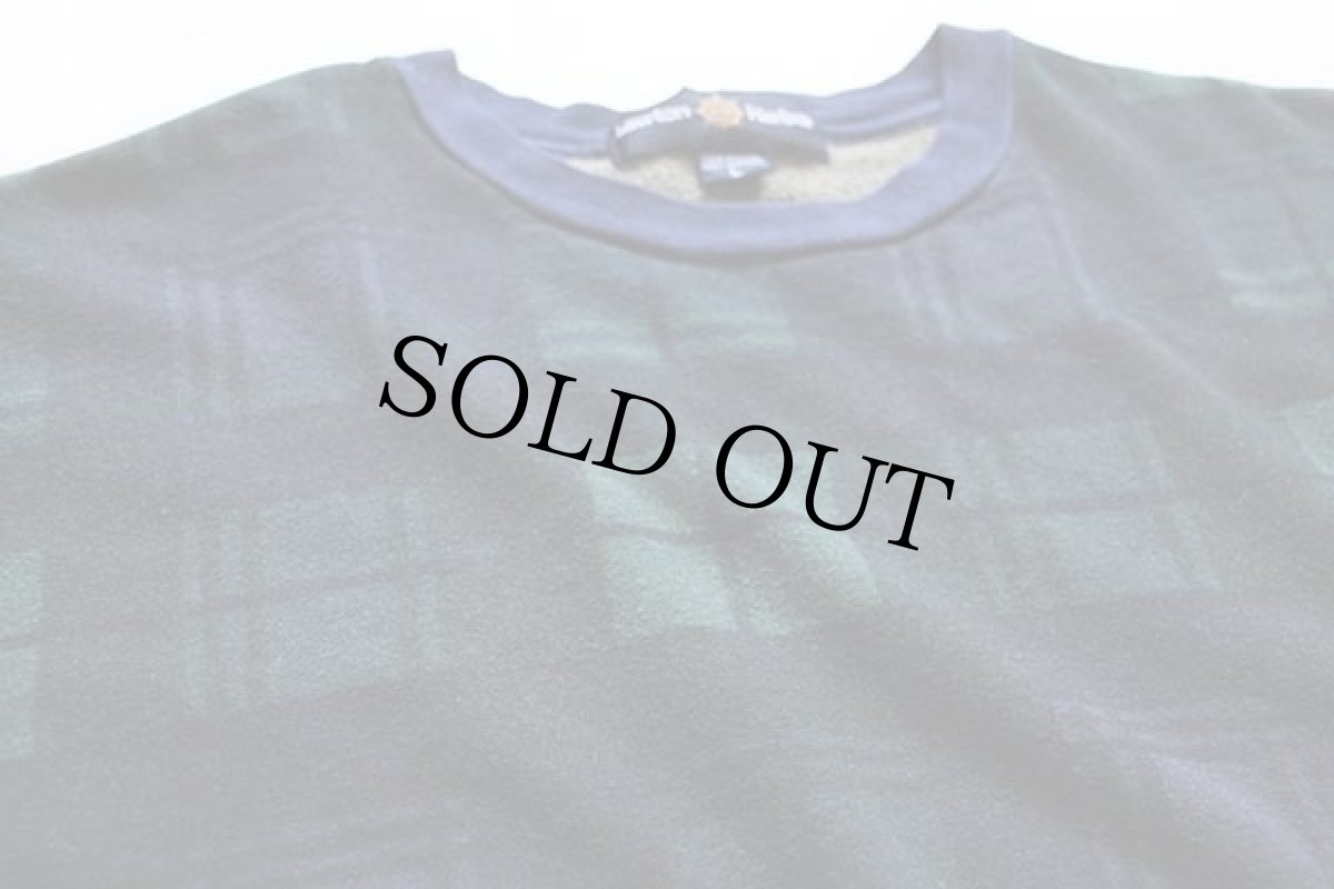 画像3: 90s USA製 Lawton Harbor タータンチェック コットン スウェット L (3)