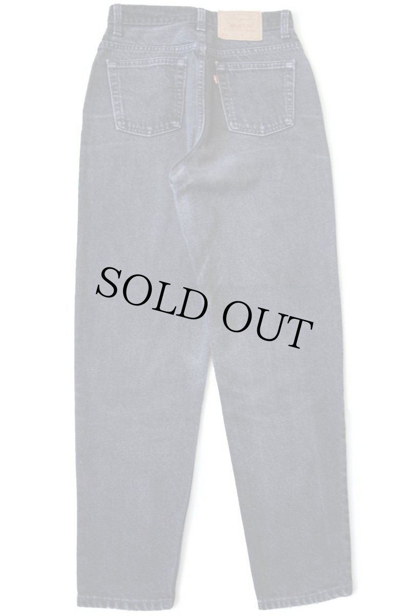 画像3: 90s カナダ製 Levi'sリーバイス 521 ブラック デニムパンツ w10 L S (3)