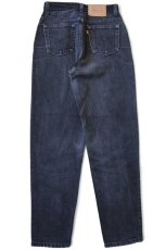 画像3: 90s カナダ製 Levi'sリーバイス 521 ブラック デニムパンツ w10 L S (3)