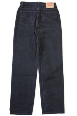 画像3: 90s メキシコ製 Levi'sリーバイス 512 ブラック デニムパンツ 10 REG. M★03 (3)