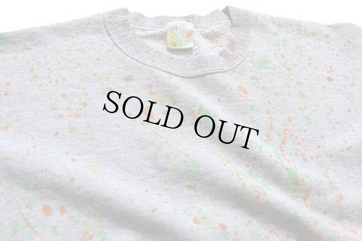 画像3: 90s USA製 RUSSELLラッセル ドロッピング スウェット 杢グレー XL (3)