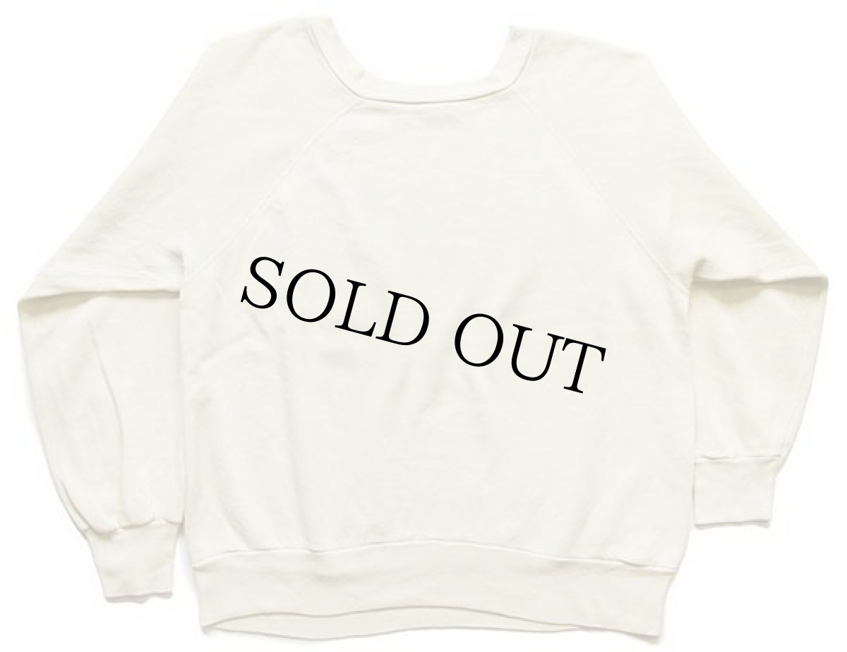 画像2: 80s USA製 California Raisinsカリフォルニアレーズン 発泡プリント スウェット 薄黄 (2)