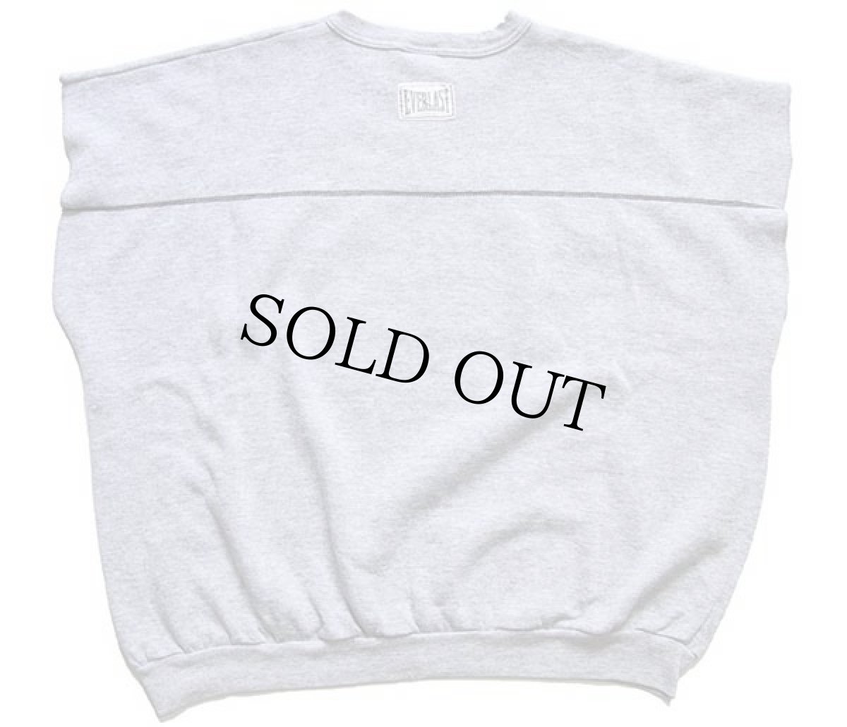 画像2: 80s USA製 EVERLAST ノースリーブ スウェット 杢グレー XL (2)