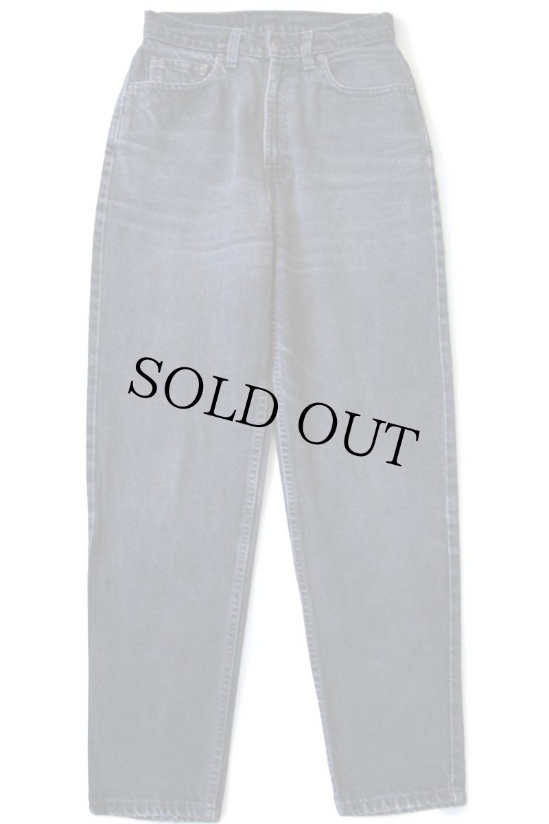 画像2: 90s カナダ製 Levi'sリーバイス 521 ブラック デニムパンツ w10 L S (2)