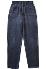 画像2: 90s カナダ製 Levi'sリーバイス 521 ブラック デニムパンツ w10 L S (2)