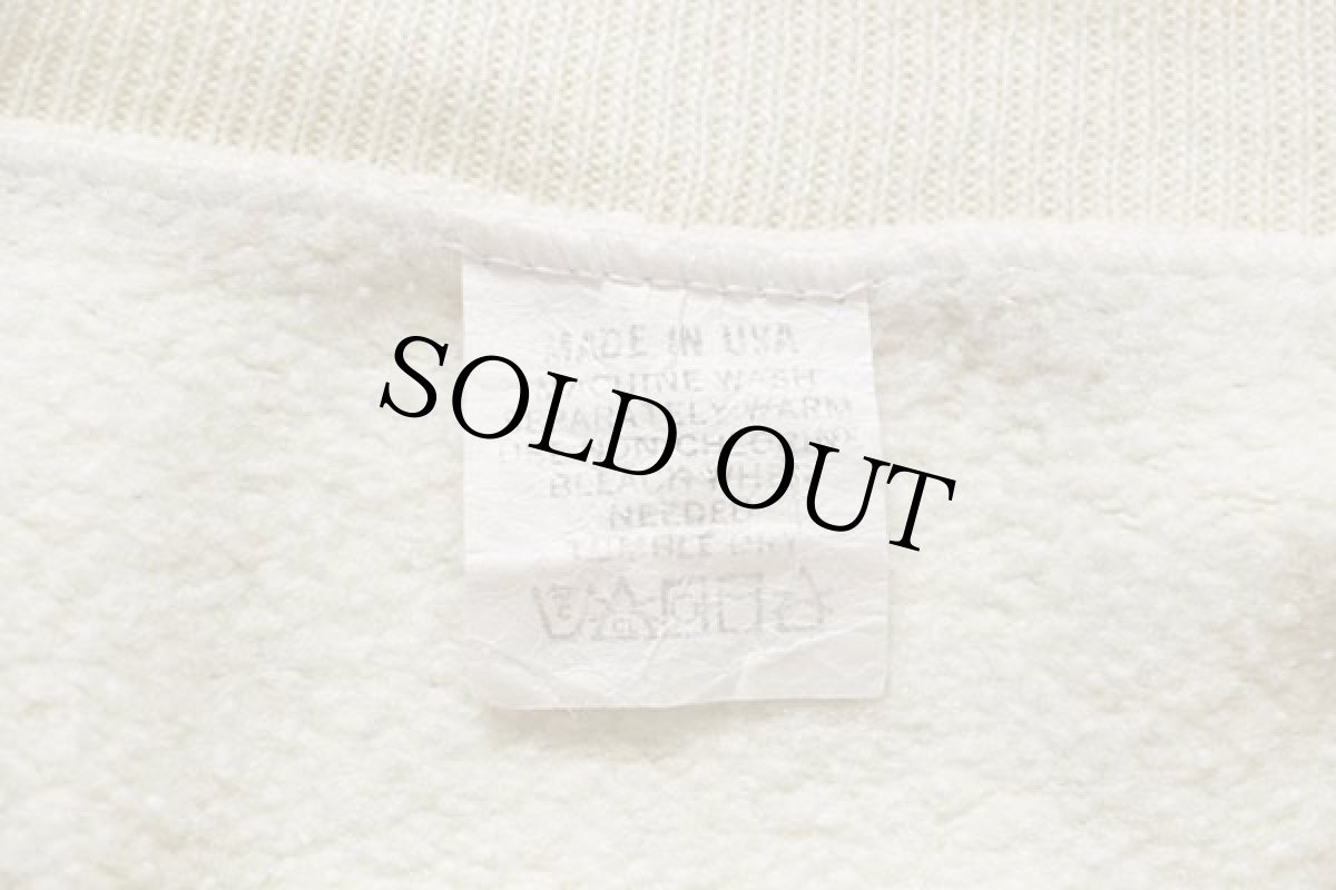 画像5: 80s USA製 California Raisinsカリフォルニアレーズン 発泡プリント スウェット 薄黄 (5)