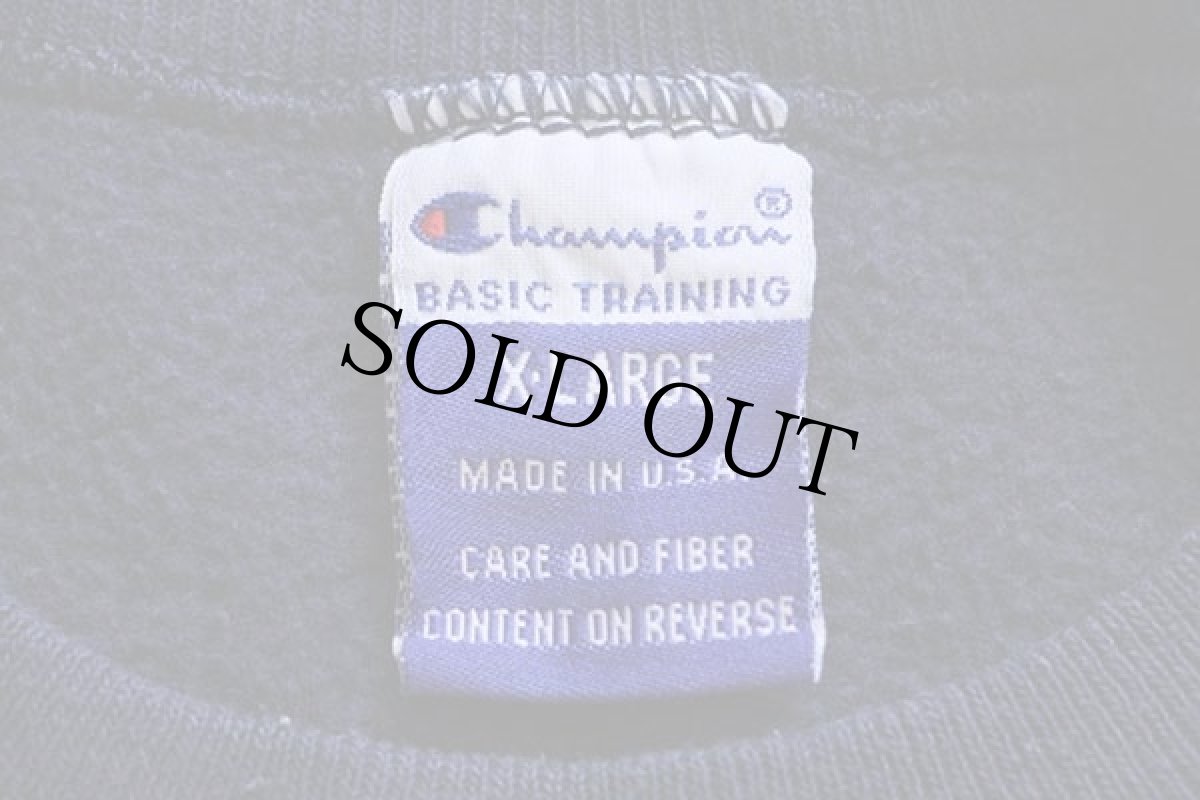 画像5: 90s USA製 Championチャンピオン ILLINI アップリケ スウェット 紺 XL (5)