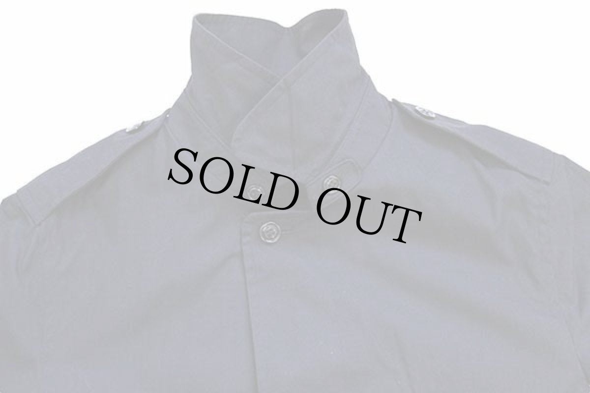 画像3: 00s 米軍 U.S.NAVY オールウェザー ステンカラーコート 黒★レインコート (3)