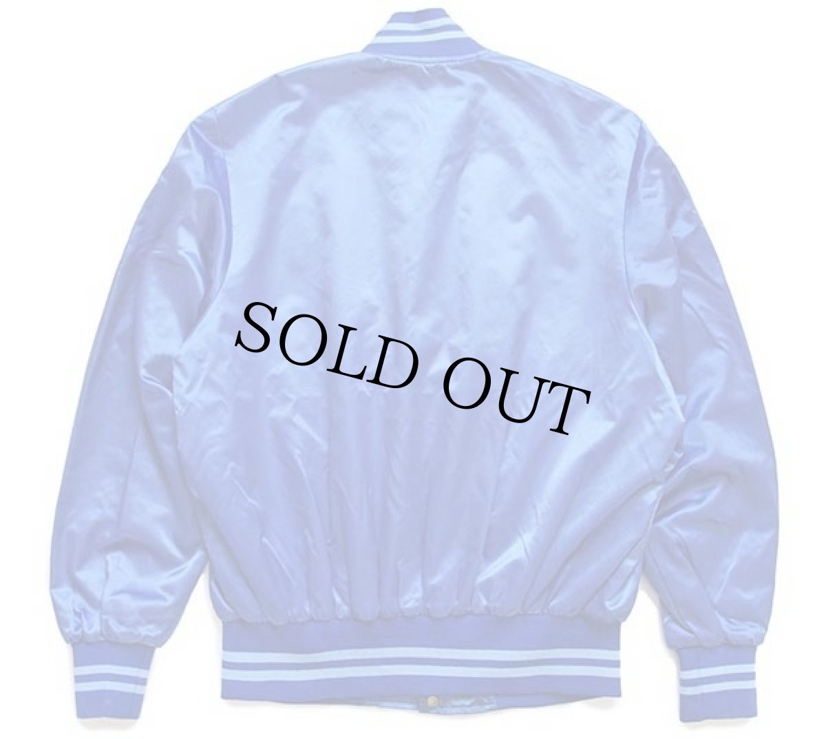 画像2: 90s カナダ製 SHAIN MLB Blue Jays パッチ付き ナイロンスタジャン 青 L (2)