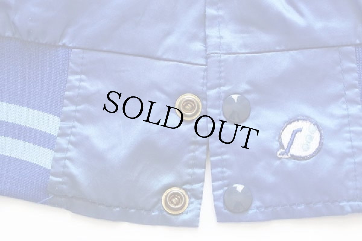 画像5: 90s カナダ製 SHAIN MLB Blue Jays パッチ付き ナイロンスタジャン 青 L (5)