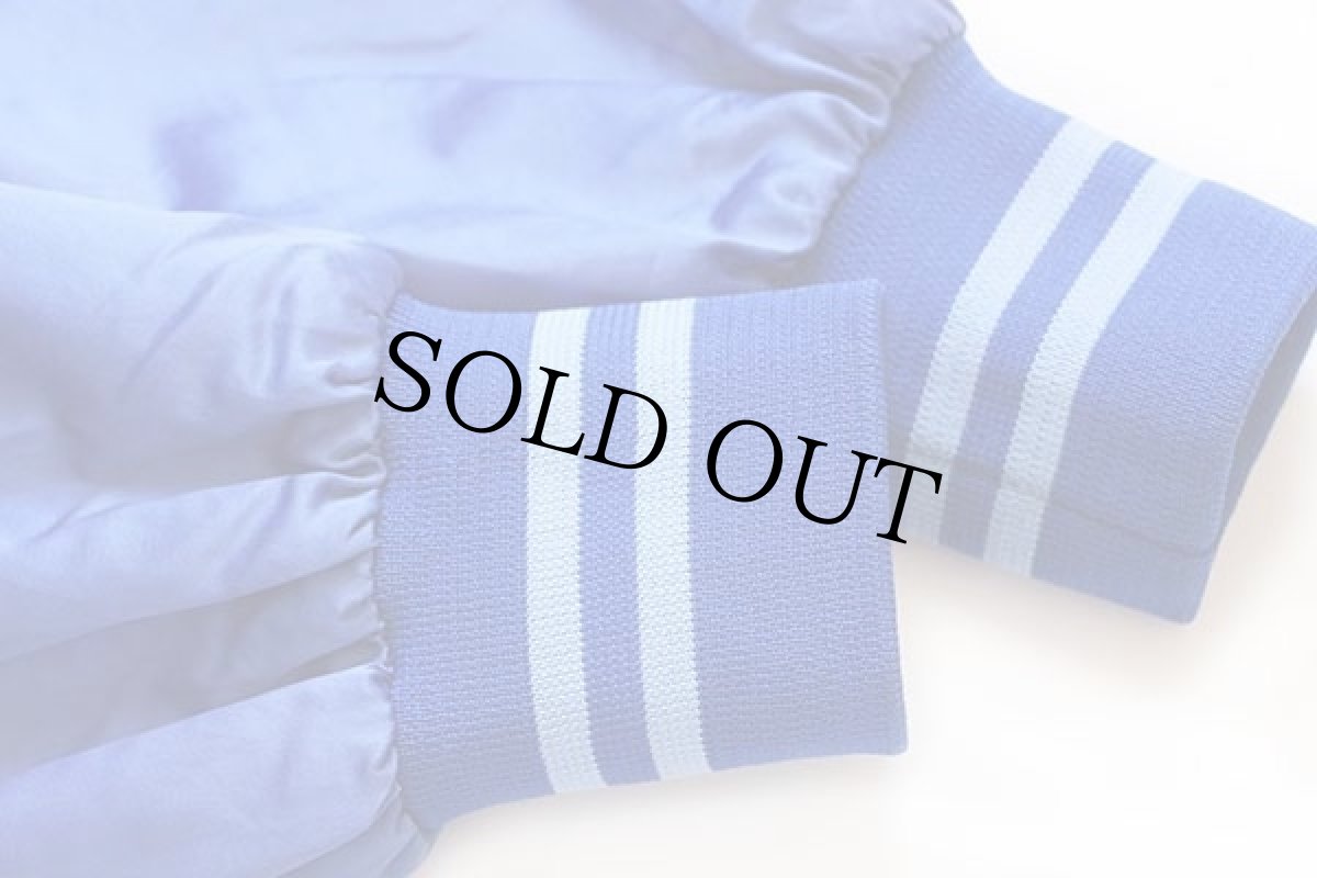 画像6: 90s カナダ製 SHAIN MLB Blue Jays パッチ付き ナイロンスタジャン 青 L (6)