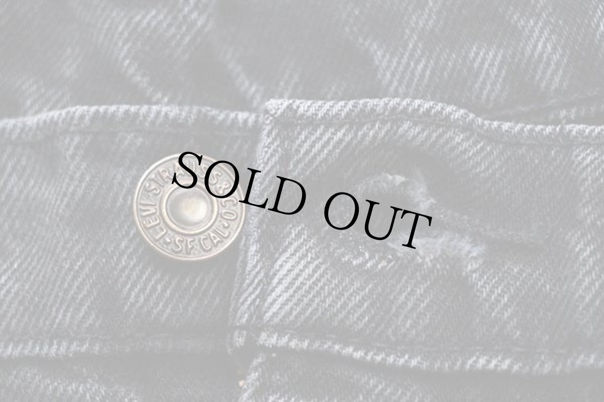 画像6: 80s カナダ製 Levi'sリーバイス 506 ブラック デニムパンツ (6)