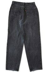 画像3: 80s カナダ製 Levi'sリーバイス 506 ブラック デニムパンツ (3)