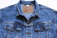 画像3: 90s メキシコ製 Levi'sリーバイス 70598 デカパッチ デニムジャケット 4ポケット L (3)