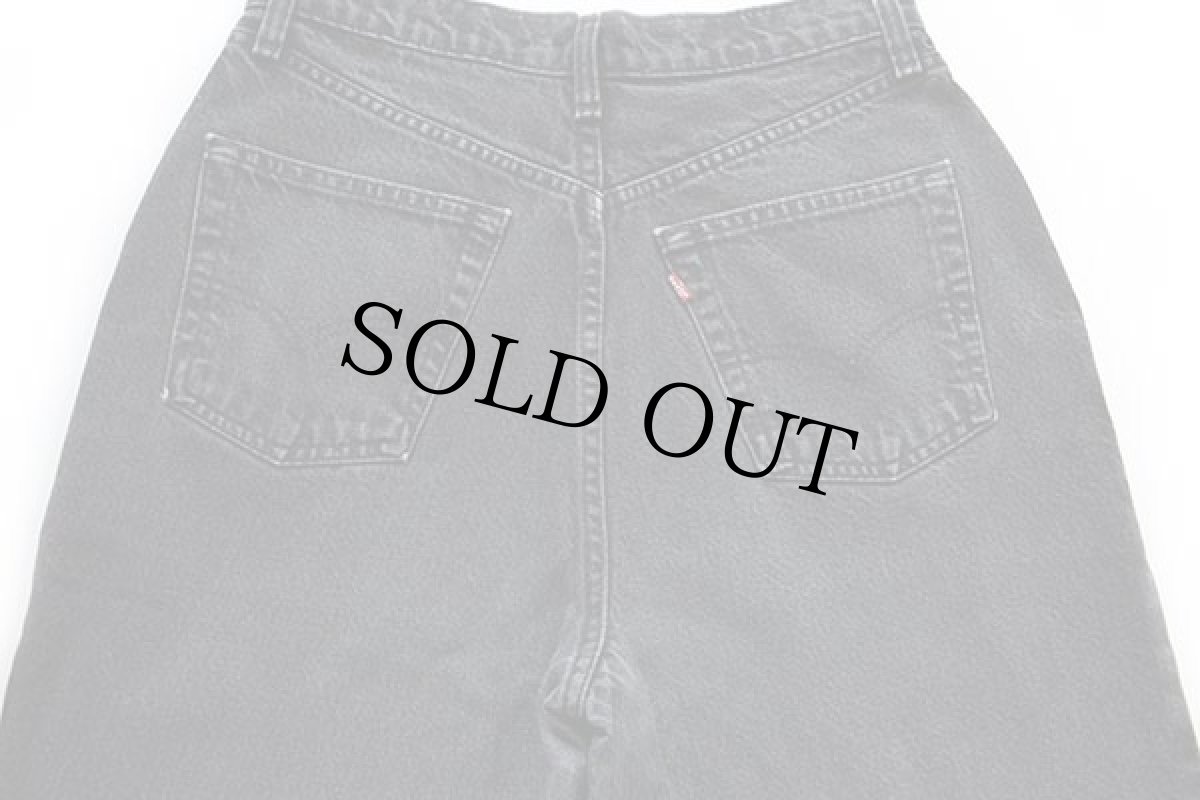 画像4: 80s カナダ製 Levi'sリーバイス 506 ブラック デニムパンツ (4)