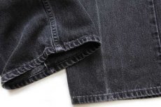 画像8: 90s USA製 Levi'sリーバイス 518 ブラック デニムパンツ w38 L34 (8)