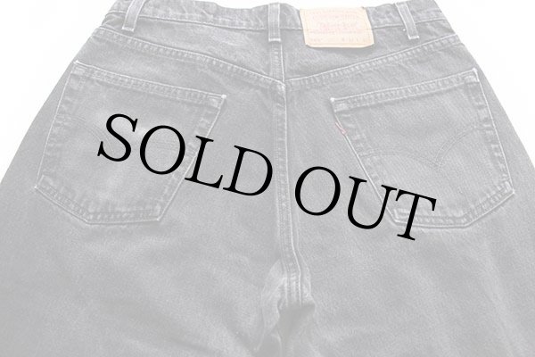 90s USA製 Levi'sリーバイス 565 ブラック デニムパンツ w32 L32
