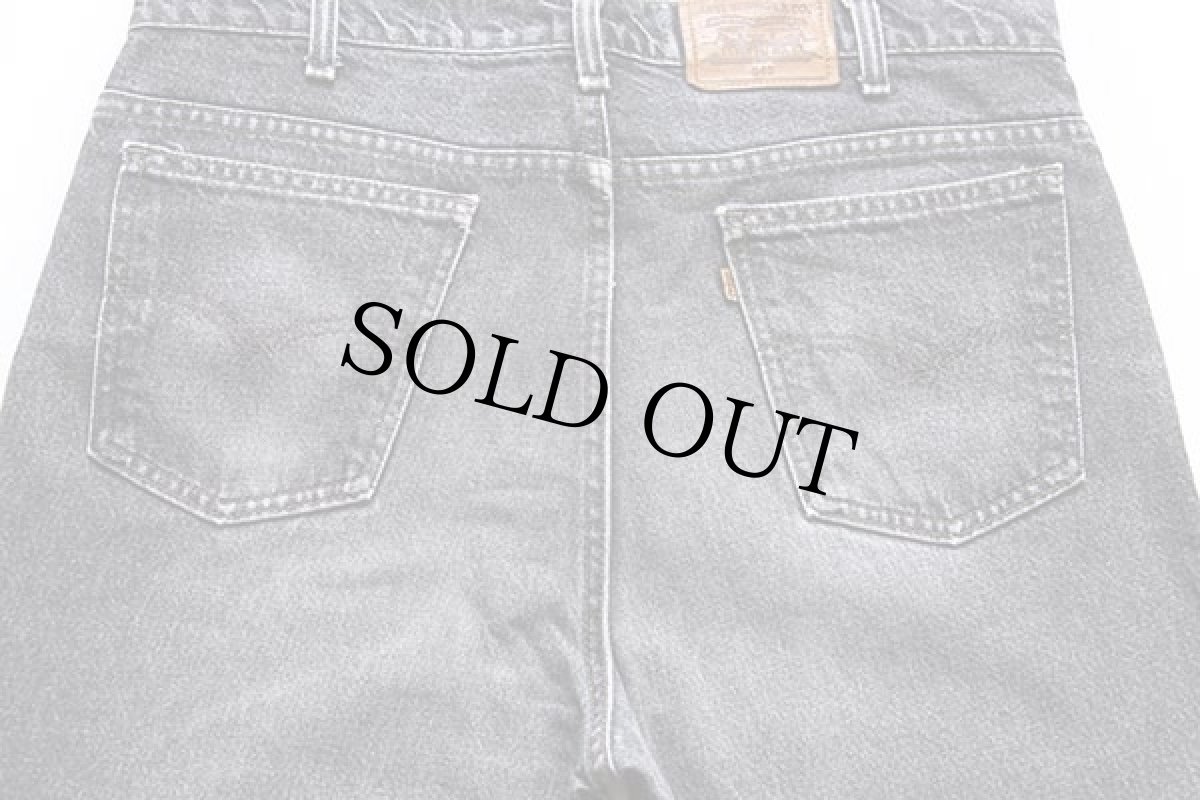 画像5: 90s USA製 Levi'sリーバイス 540 先染め ブラック デニムパンツ w36 L30 (5)