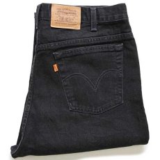 画像1: 90s カナダ製 Levi'sリーバイス 619 ブラック デニムパンツ w38 L30 (1)