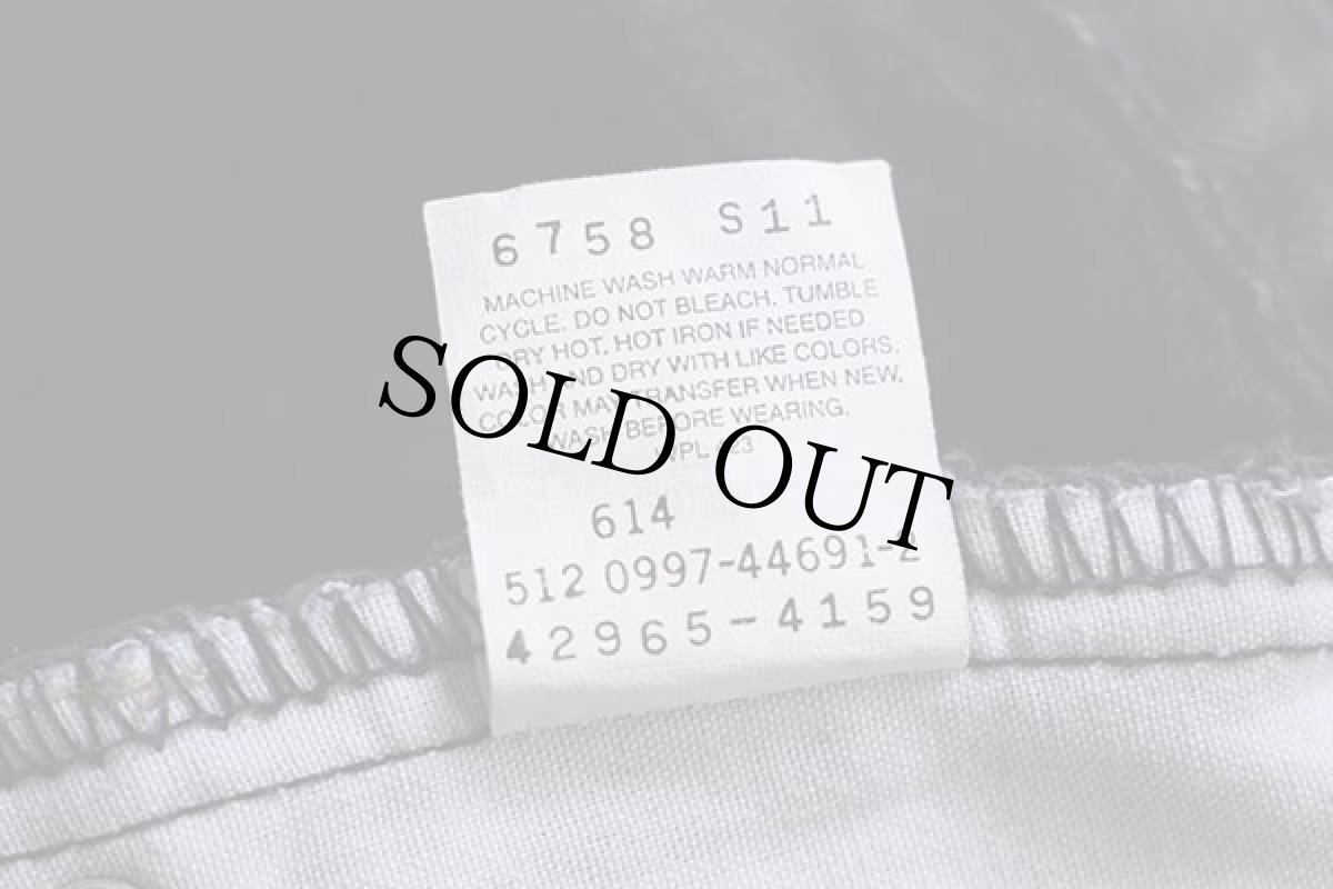 画像7: 90s USA製 Levi'sリーバイス 565 ブラック デニムパンツ w33 L28 HUSKY (7)