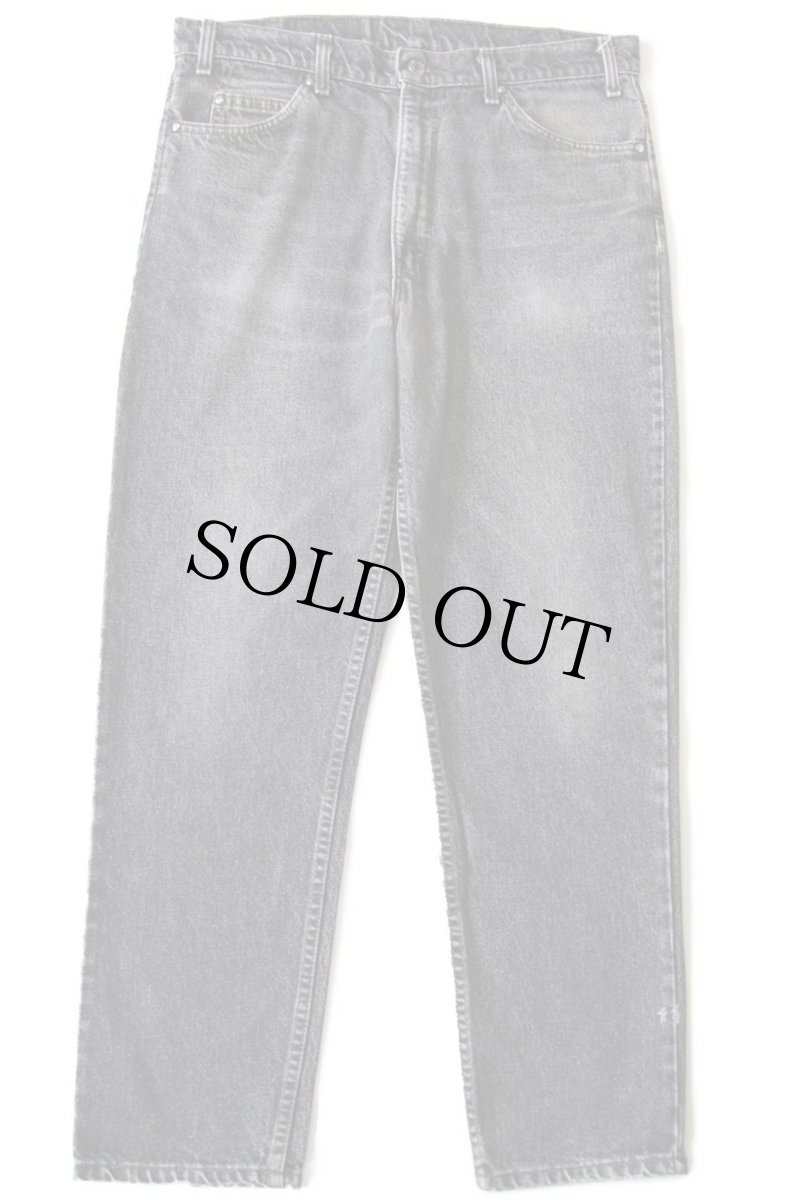 画像2: 90s USA製 Levi'sリーバイス 540 先染め ブラック デニムパンツ w36 L30 (2)