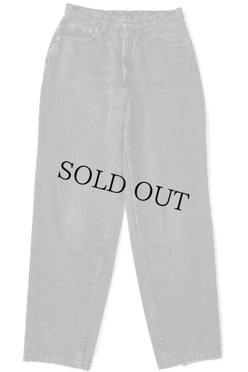 画像2: 80s カナダ製 Levi'sリーバイス 506 ブラック デニムパンツ (2)